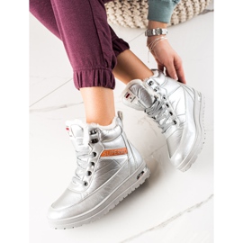 TRENDI Lumikengät Glitter Supermolla hopea 2