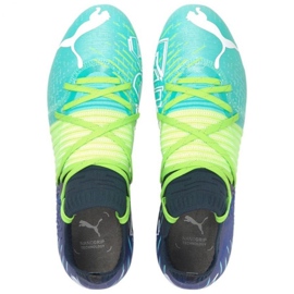 Jalkapallokengät Puma Futura Z 1.2 Fg Ag M 106476 03 tummansininen, monivärinen vihreä 1