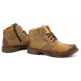 ABIS Lämpimät miesten kengät 197 ruskea 3