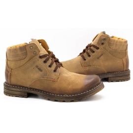 ABIS Lämpimät miesten kengät 197 ruskea 4