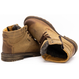 ABIS Lämpimät miesten kengät 197 ruskea 5