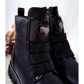 PA1 Mustat Miraven lasten turkiseristeiset saappaat 1