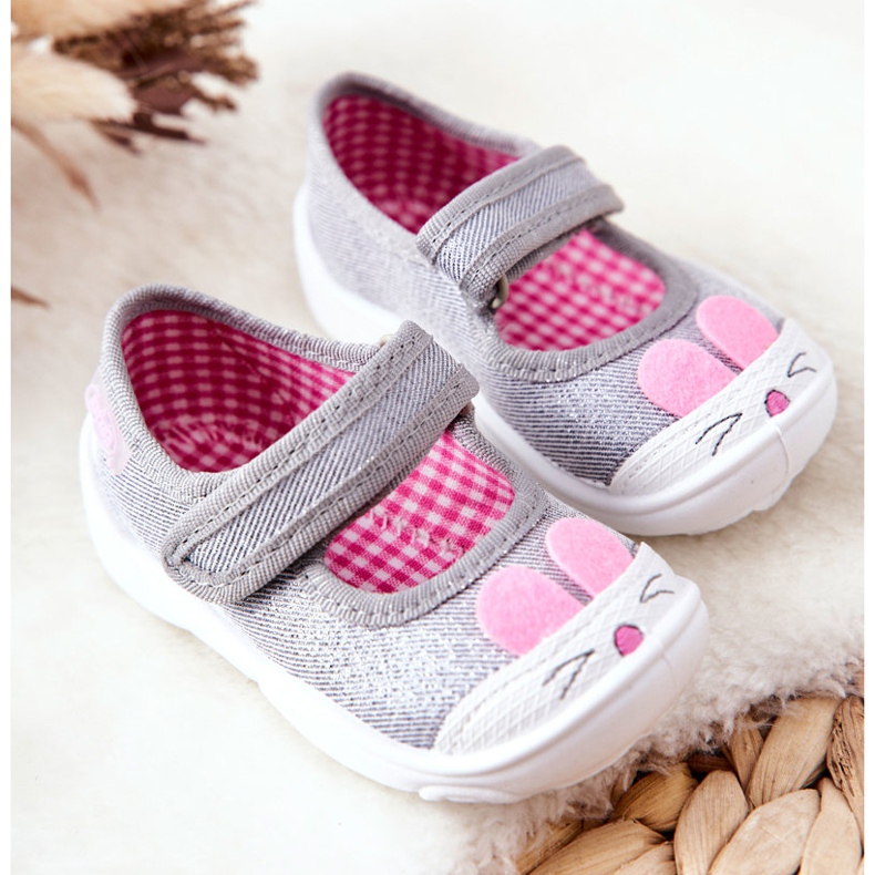 BEFADO S.A. Tossut Inblu Rabbit 209P033 harmaa 2