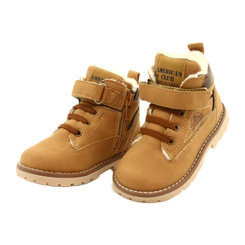 Velcro Workers American Club GC28 / 21 Camel beige keltainen 3