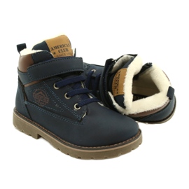 Työntekijät eristetty turkista American Club GC29 / 21 Navy ruskea laivastonsininen 5