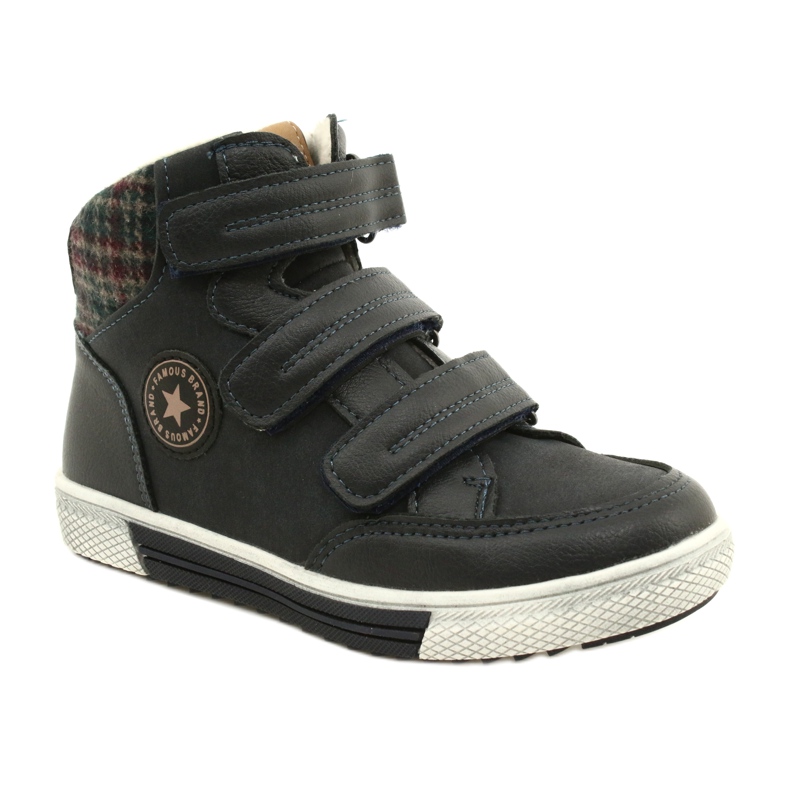 American Club High Sport -kengät turkisella American GC19 / 21 Navy Blue sininen 1