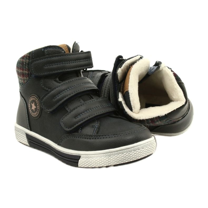 American Club High Sport -kengät turkisella American GC19 / 21 Navy Blue sininen 6