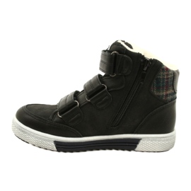 American Club High Sport -kengät turkisella American GC19 / 21 musta 2