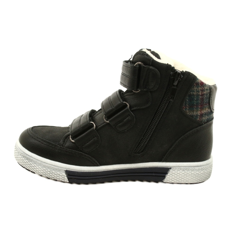 American Club High Sport -kengät turkisella American GC19 / 21 musta 2