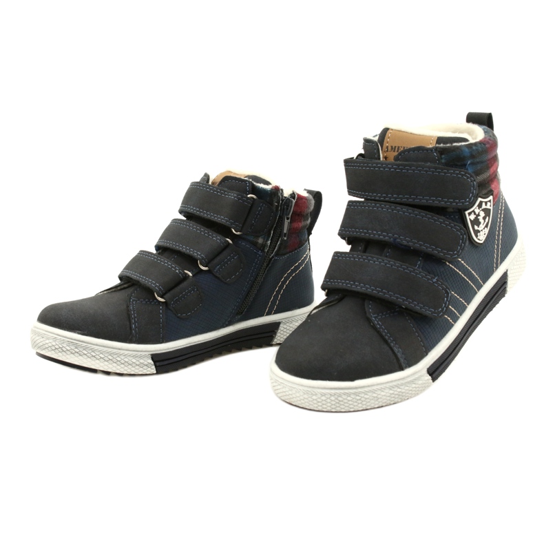 Urheilukengät eristetty turkista American Club GC24 / 21 Navy Blue sininen 3