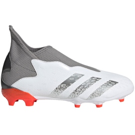 Adidas Predator Freak.3 Ll Fg Jr FY6297 jalkapallokengät monivärinen valkoinen 1
