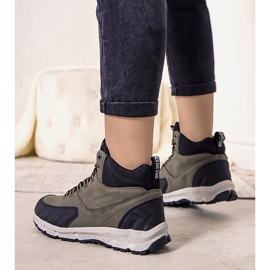 Vihreät vaelluskengät Big Star Ivanna musta 1