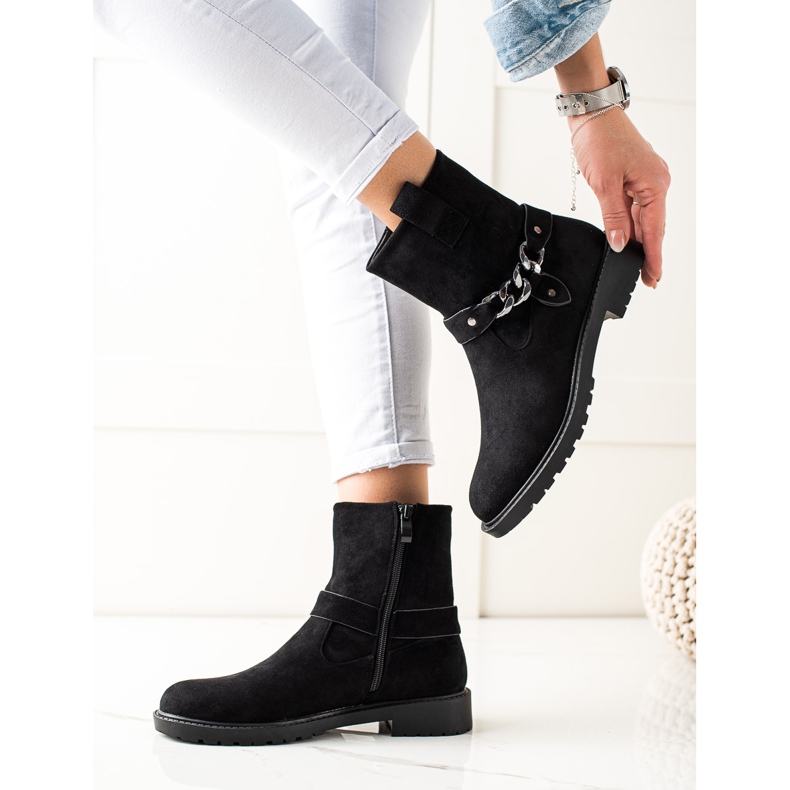 Klassiset mokkanahkatyöt musta 1