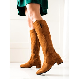 TRENDI Mukavat Camel Boots ruskea 1