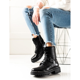 TRENDI Mustia työntekijöitä soljella musta 1