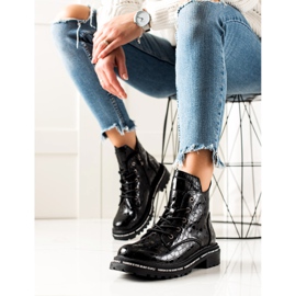 Filippo Muodikkaat nahkasaappaat musta 1