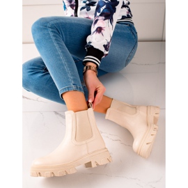 Seastar Muodikkaat Chelsea -saappaat lavalla beige 1