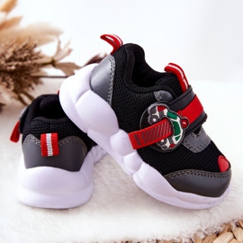 BEFADO S.A. Lasten urheilukengät tarranauhalla Befado 516P096 Musta punainen 2