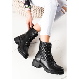 Bestelle Klassiset tikatut trapperit musta 1