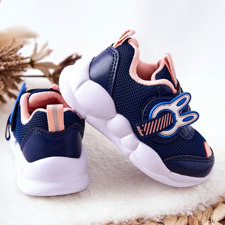 BEFADO S.A. Lasten urheilukengät tarranauhalla Befado 516P090 laivastonsininen-vaaleanpunainen 1