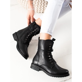 Super Mode Klassiset nauhakengät musta 1