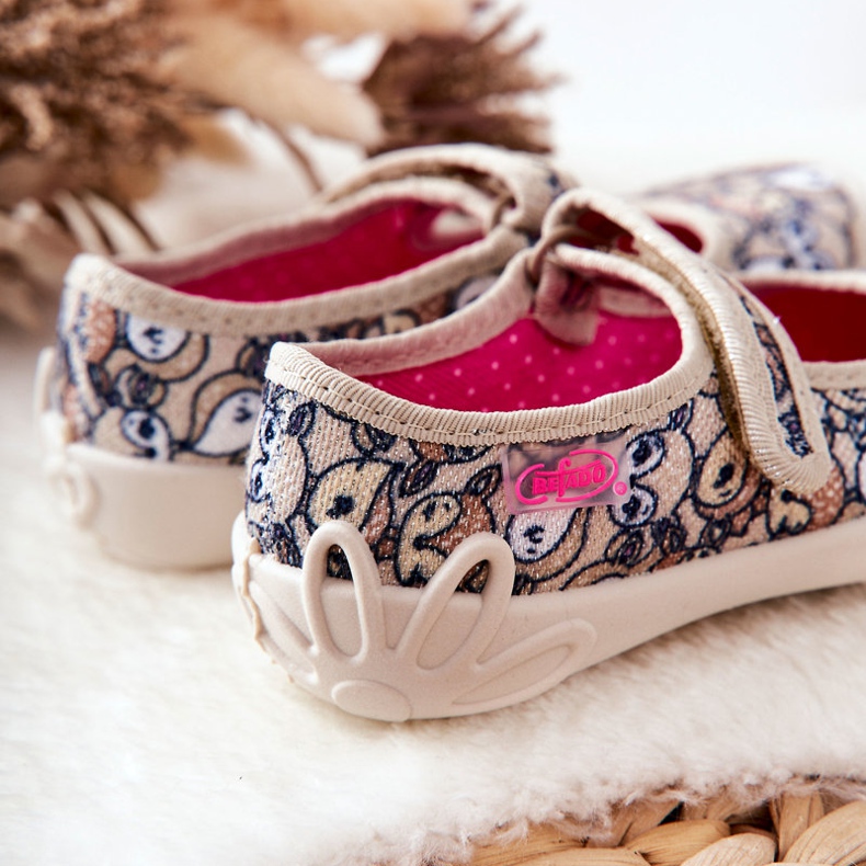 BEFADO S.A. Ballerinatossut Befado Roe-deer 114X467 beige ruskea 1