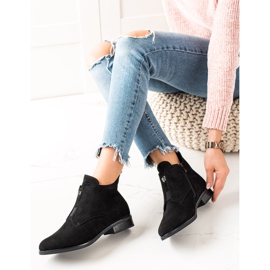 Camo Lämpimät saappaat vetoketjulla musta 1