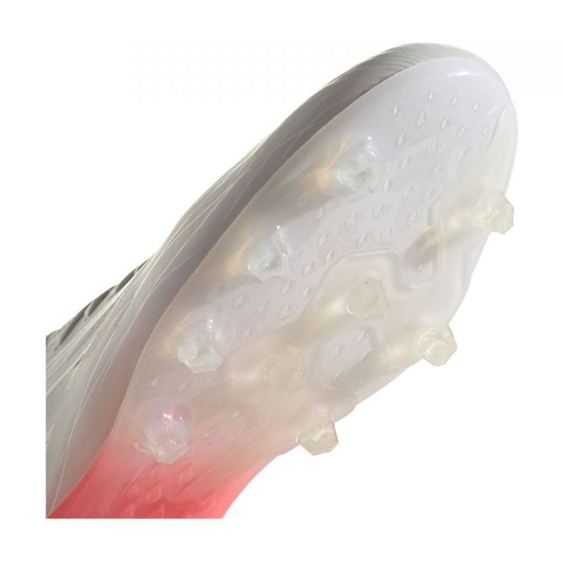 Adidas X Speedflow.1 Ag M FY3265 jalkapallokengät harmaa, valkoinen, punainen valkoinen 2