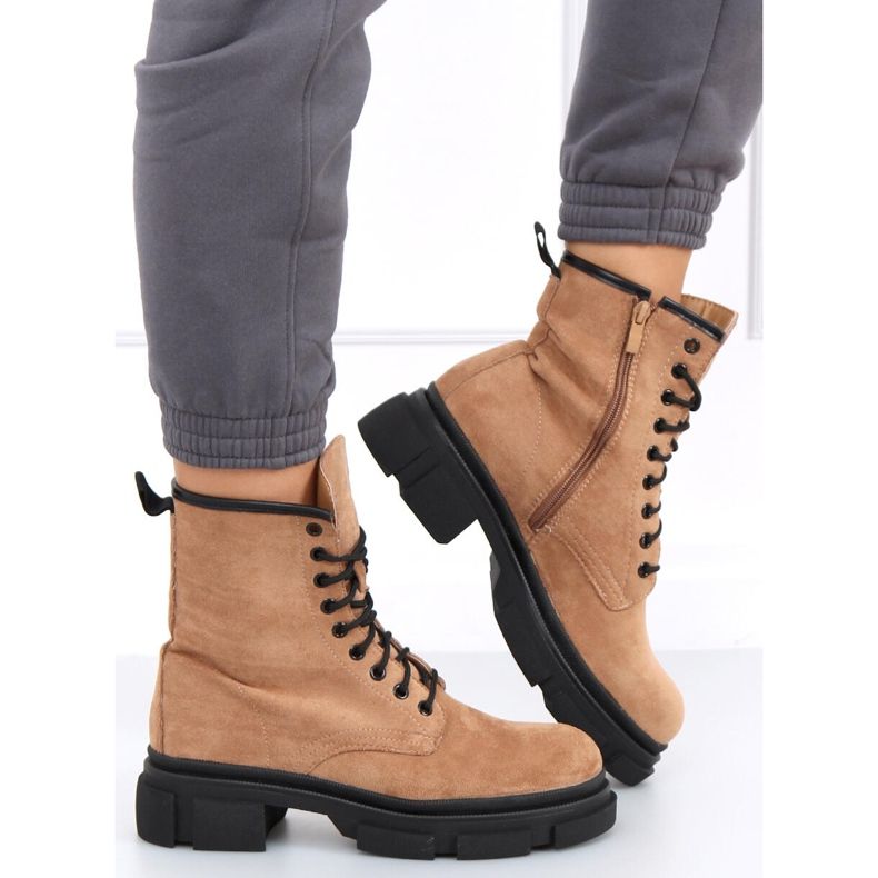 Dazy Khaki mokkanahka työntekijät ruskea 1 Dazy Khaki mokkanahka työntekijät ruskea 1