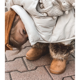 FRROCK Lumisaappaat turkis kameli pieni kettu beige keltainen 2