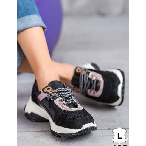 Goodin Mukavat nahkakengät musta 2