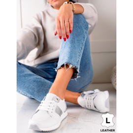 Valkoiset nahkakengät VINCEZA valkoinen 2