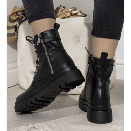 Musta Hillman eristetty naisten saappaat 2