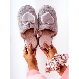 Naisten harmaat Heartbeat-tossut 1