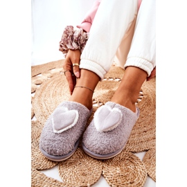 Naisten harmaat Heartbeat-tossut 2