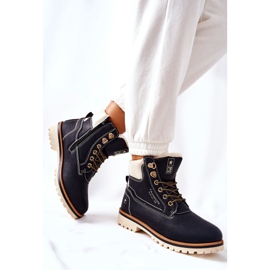 NEWS Naisten Trappers Timberki Lämmin Musta Tiempo 1