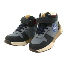 Poikien saappaat American Club GC27 Navy Blue -yrityksen turkista sininen 3