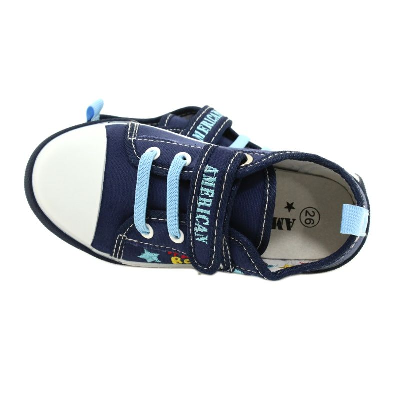 American Club Ten15 Navy Velcro -lenkkarit laivastonsininen 5