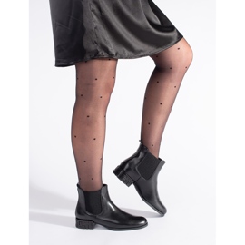 Sergio Leone Chelsea-saappaat koristeellisella kantapäällä musta 2