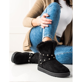 TRENDI Musta Mukluki zirkoneilla 2