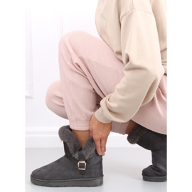 Naisten lumikengät Wibo Grey -soljella harmaa 1