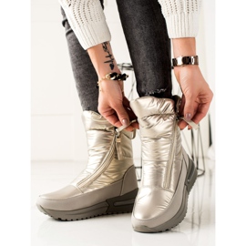 Weide Rento hopeanväriset lumisaappaat 1