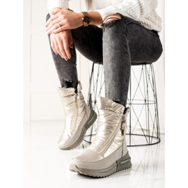 Weide Rento hopeanväriset lumisaappaat 2