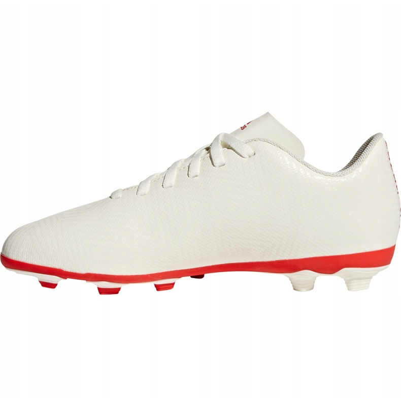 Adidas Nemeziz 18.4 FxG Jr CM8510 jalkapallokengät valkoinen 2