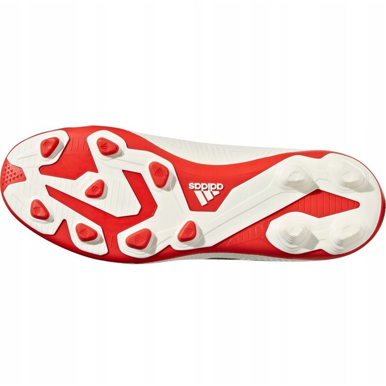 Adidas Nemeziz 18.4 FxG Jr CM8510 jalkapallokengät valkoinen 3