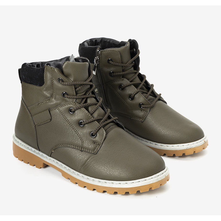 Adrienin vihreät, eristetyt miesten saappaat 1