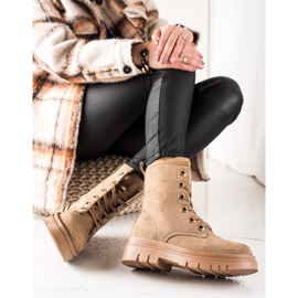 TRENDI Ruskeat mokkanahkaimet beige 1