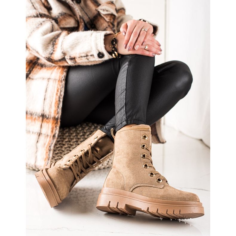 TRENDI Ruskeat mokkanahkaimet beige 1