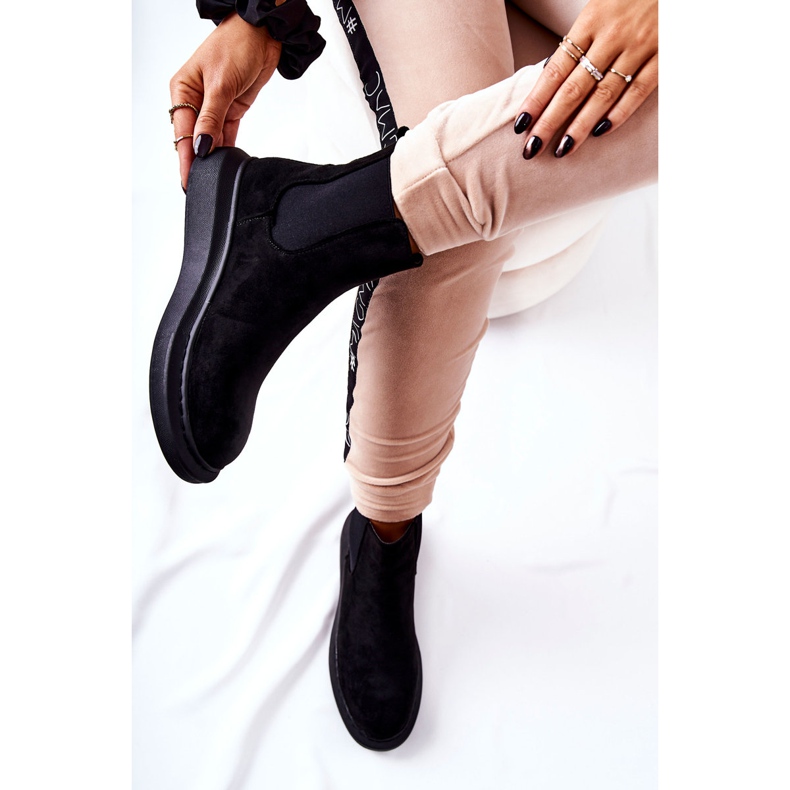 PS1 Mokkasaappaat Jodhpur-saappaat Black Marissa -alustalla musta 1