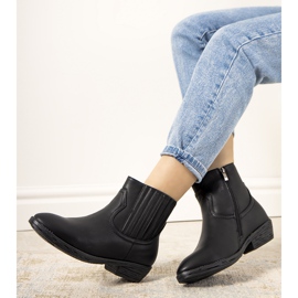 Mustat Jolicoeur lämpimät cowboysaappaat 1